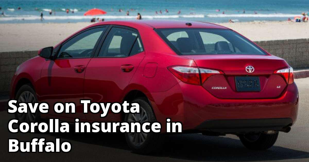 Find Cheaper Toyota Corolla Insurance in Buffalo, NY